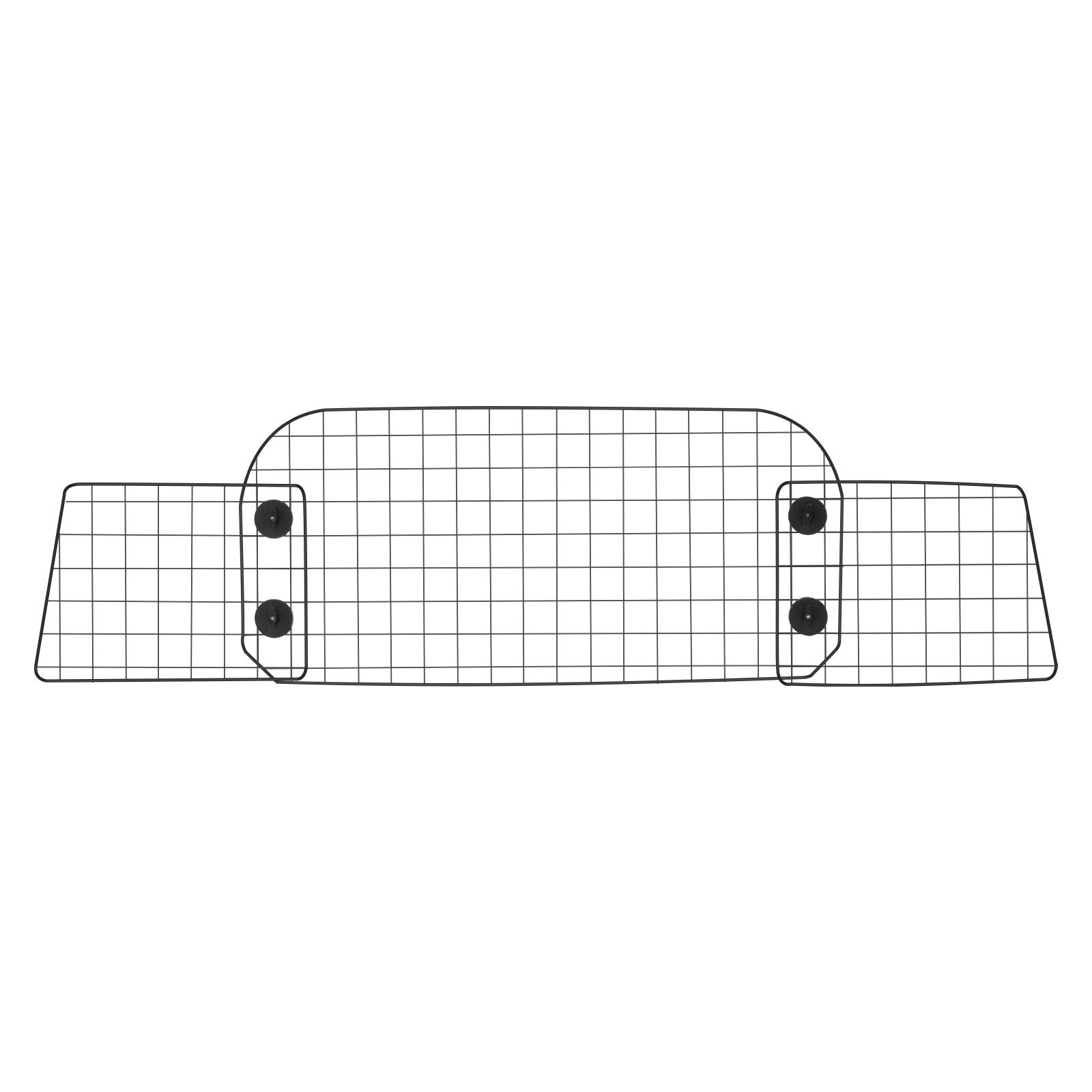 VEVOR Dog Car Barrier 35.4"-60.6" Adjustable Pet Divider Gate for Trucks SUVs 