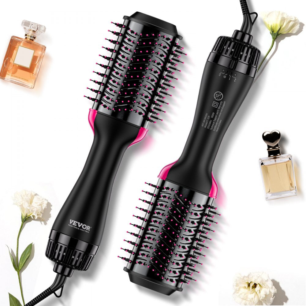 VEVOR Hair Blow Dryer Brush Ionic Hair Dryer and Styler with 2.95" Oval Barrel 