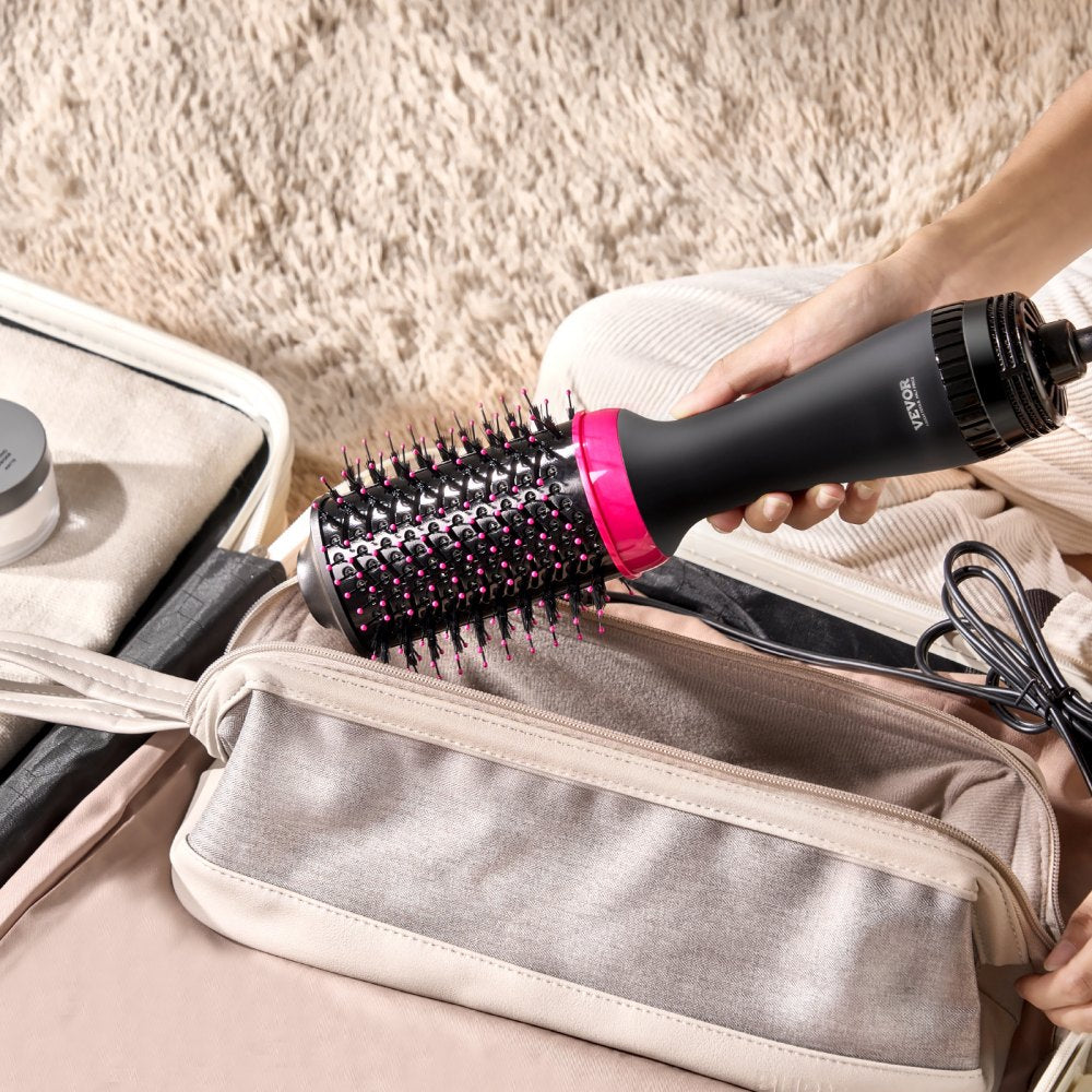 VEVOR Hair Blow Dryer Brush Ionic Hair Dryer and Styler with 2.56" Oval Barrel 
