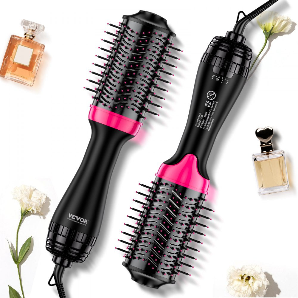 VEVOR Hair Blow Dryer Brush Ionic Hair Dryer and Styler with 2.56" Oval Barrel 