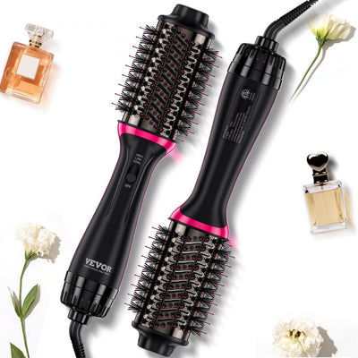 VEVOR Hair Blow Dryer Brush Ionic Hair Styler Volumizer with 2.56" Oval Barrel 