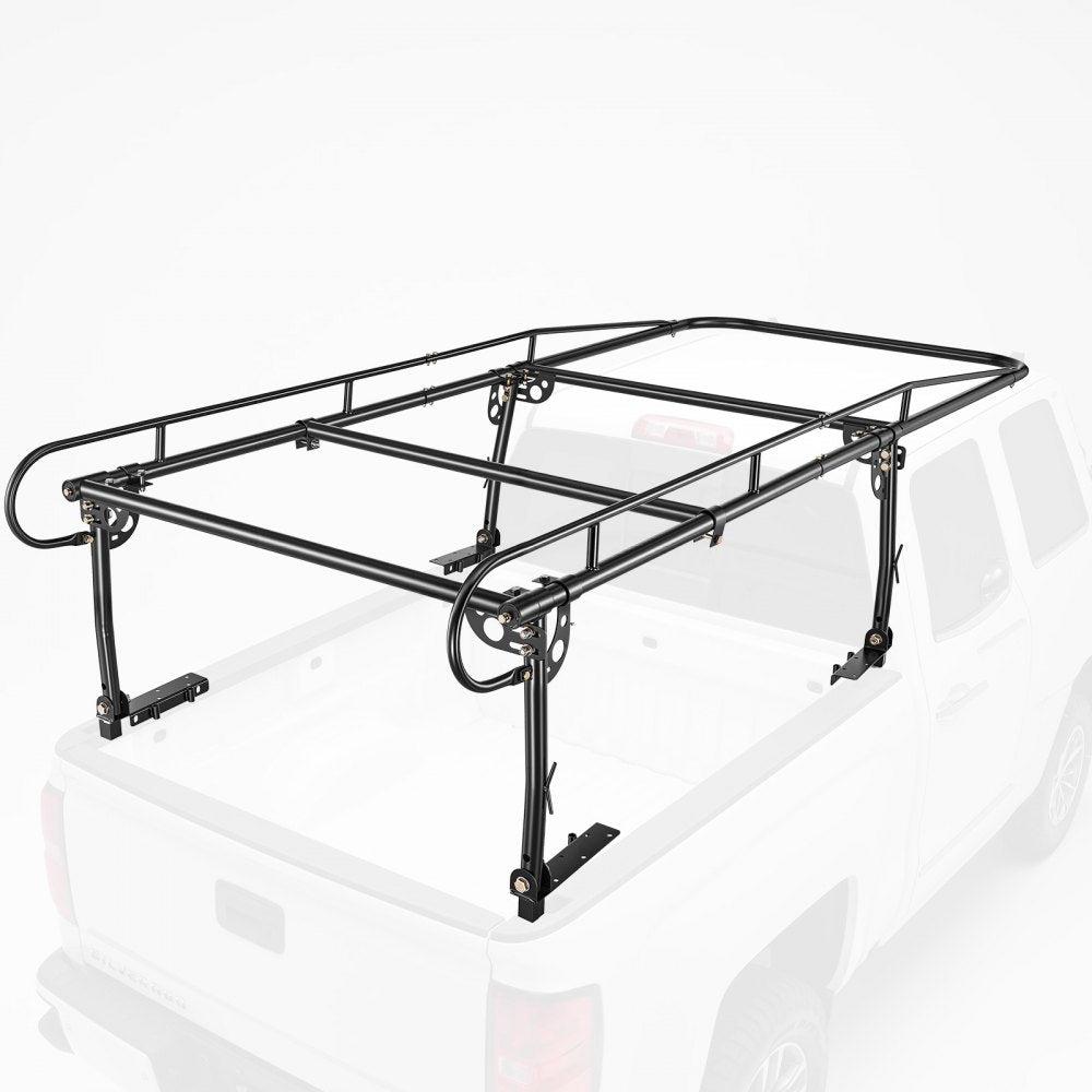 Universal Truck Ladder Rack – 800 lb Heavy-Duty Adjustable Over-Cab Bed Rack for Ladders, Lumber & Kayaks