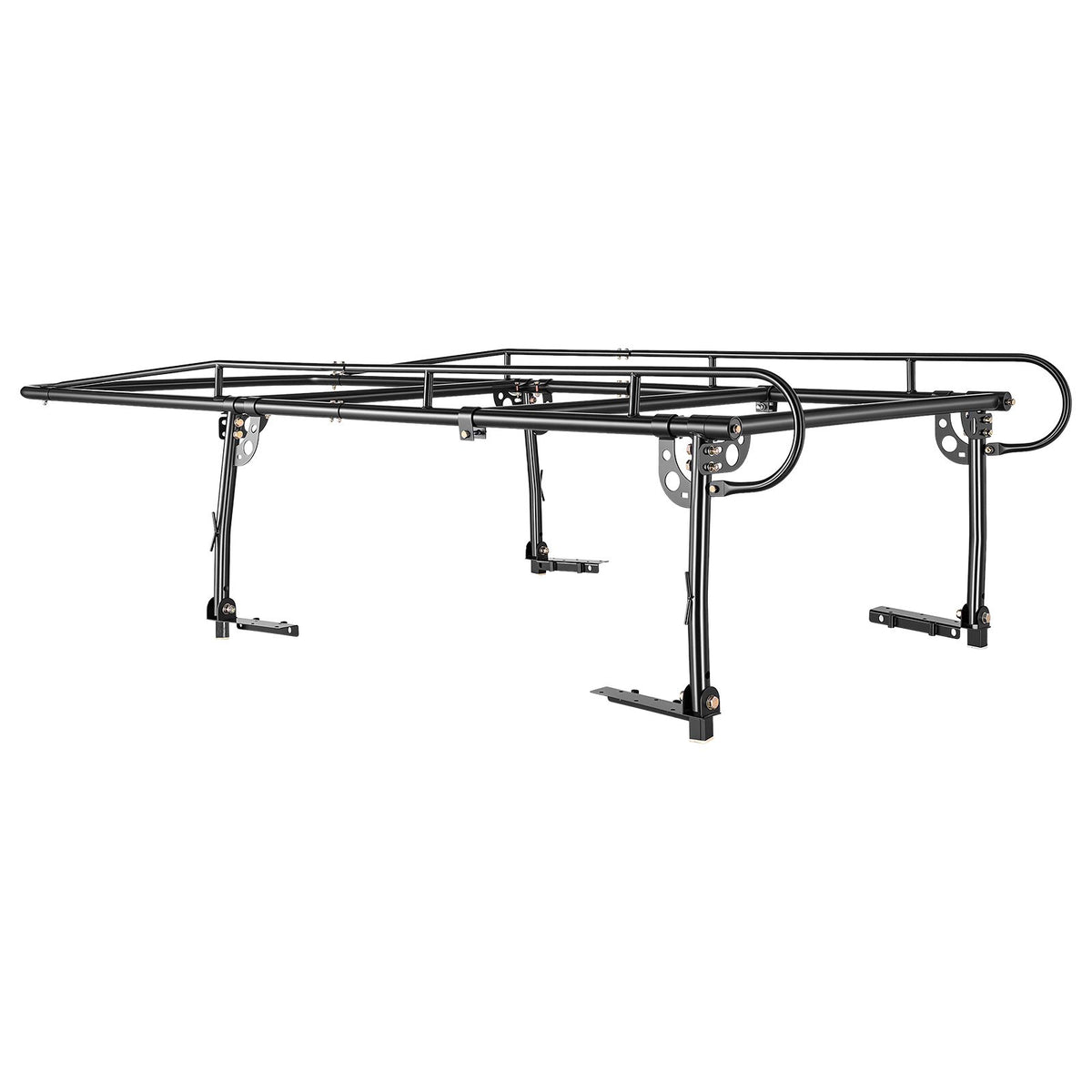 Universal Truck Ladder Rack – 800 lb Heavy-Duty Adjustable Over-Cab Bed Rack for Ladders, Lumber & Kayaks