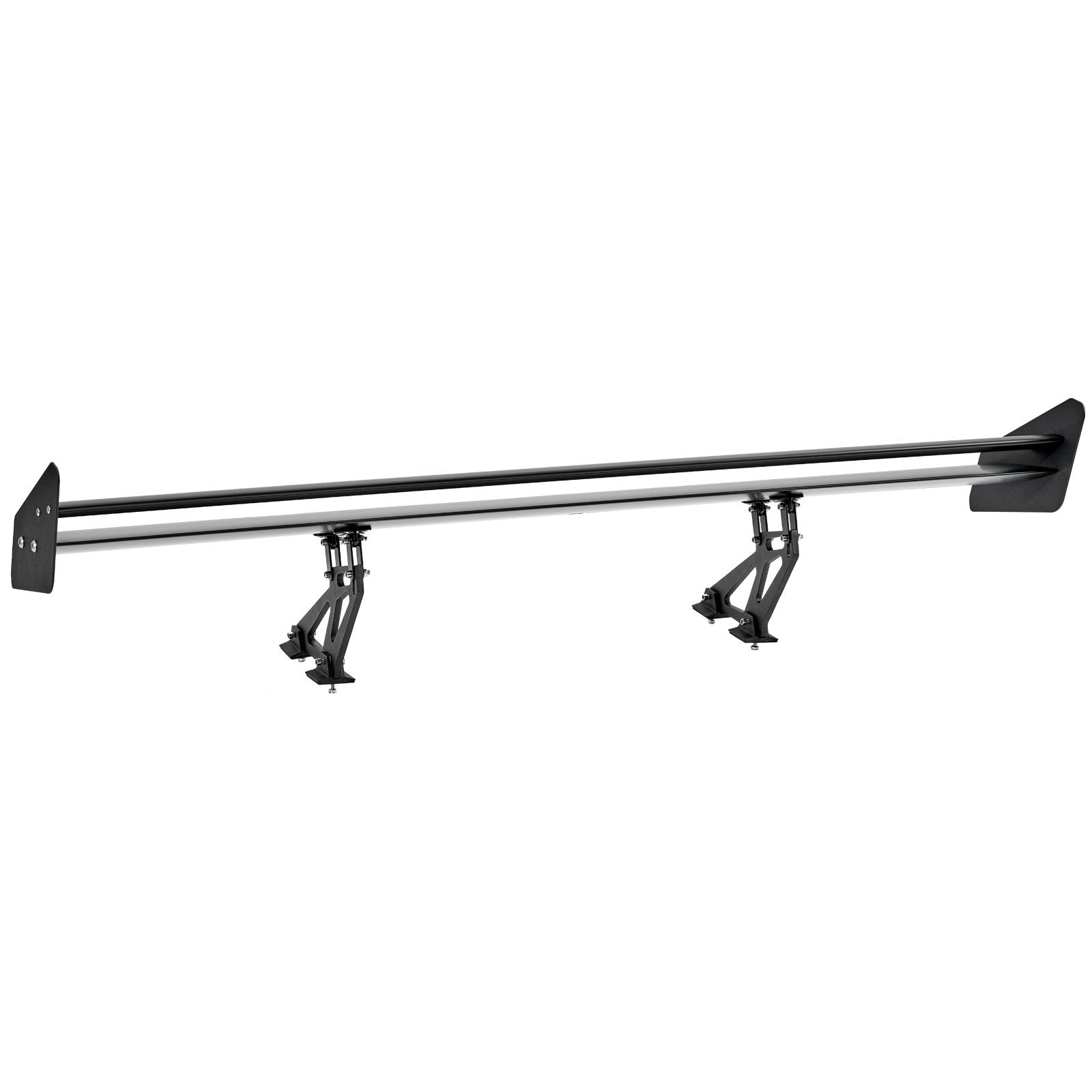 VEVOR GT Wing Car Spoiler, 53.1 inch Universal Spoiler with Double Deck, Adjustable Lightweight Aluminum, Car Rear Spoiler Wing, Racing Spoiler BGW/JDM Drift Black 
