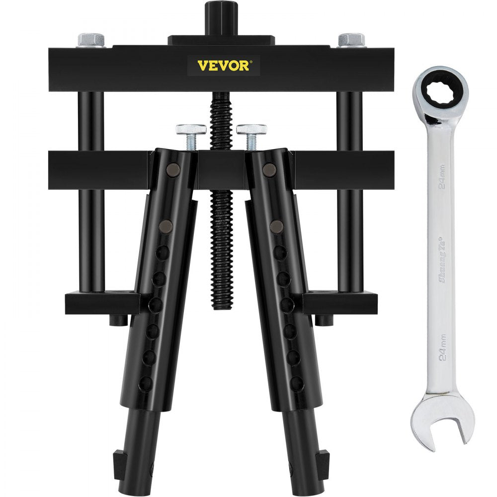 VEVOR Cylinder Liner Puller, Fit for 3.7-6.2" Bore, Universal Liner Puller with Adjustable Spring Loaded Feet, Works on Heavy Duty Diesel Engines Wet Liners, Carbon Steel Puller Tool for Auto Repair 
