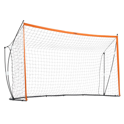 VEVOR 12x6 ft Portable Soccer Goal Kids Soccer Net Carry Bag Backyard Training 