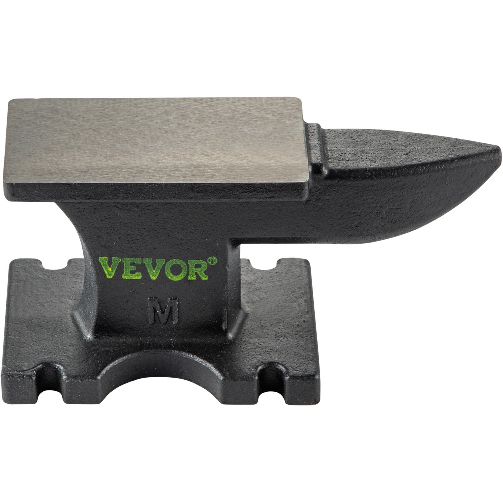 VEVOR Cast Iron Anvil, 25 Lbs(11kg) Single Horn Anvil with 6.8 x 3.5 inch Countertop and Stable Base, High Hardness Rugged Round Horn Anvil Blacksmith, for Bending, Shaping 