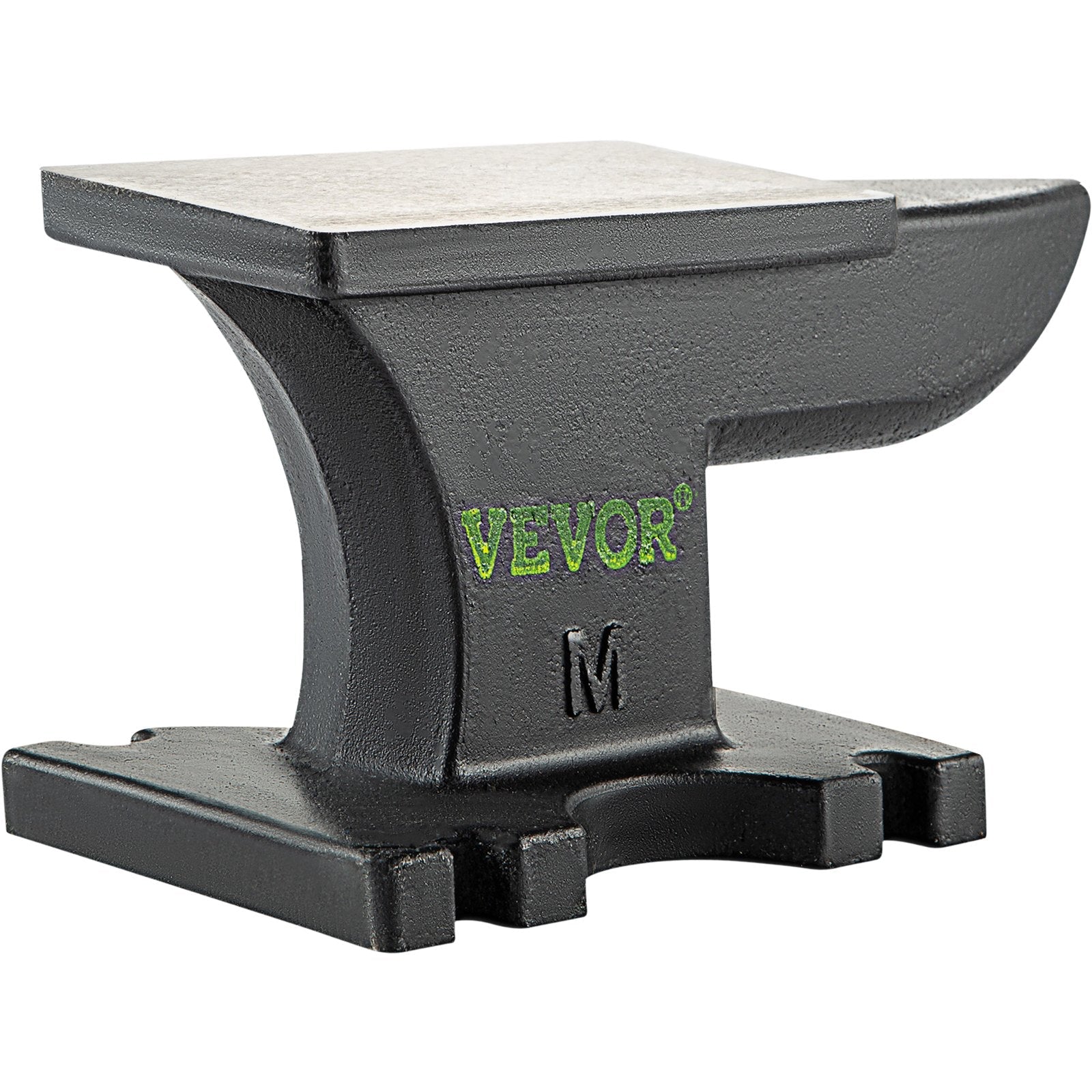 VEVOR Cast Iron Anvil, 25 Lbs(11kg) Single Horn Anvil with 6.8 x 3.5 inch Countertop and Stable Base, High Hardness Rugged Round Horn Anvil Blacksmith, for Bending, Shaping 