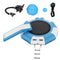 VEVOR Inflatable Water Bouncer, 10ft Recreational Water Trampoline, Portable Bounce Swim Platform with Slide, 3-Step Ladder & Electric Air Pump, Kid Adult Floating Rebounder for Pool Lake Water Sports