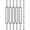 VEVOR Deck Balusters, 10 Pack Metal Deck Spindles, 44