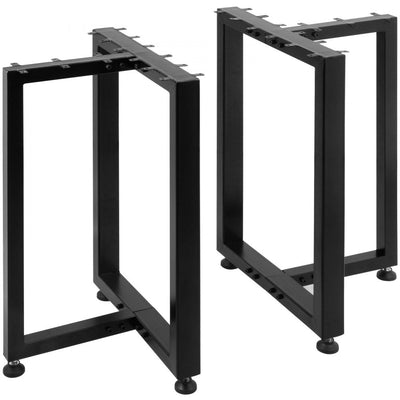 Metal Table Legs Dining Table Legs 16" Height T-shape Desk Legs Set Of 2 Rustic 