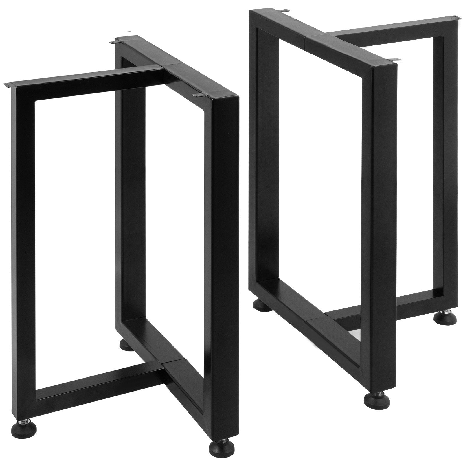 Metal Table Legs Dining Table Legs 28x24" T-shape Desk Legs Set Of 2 Rustic Diy 