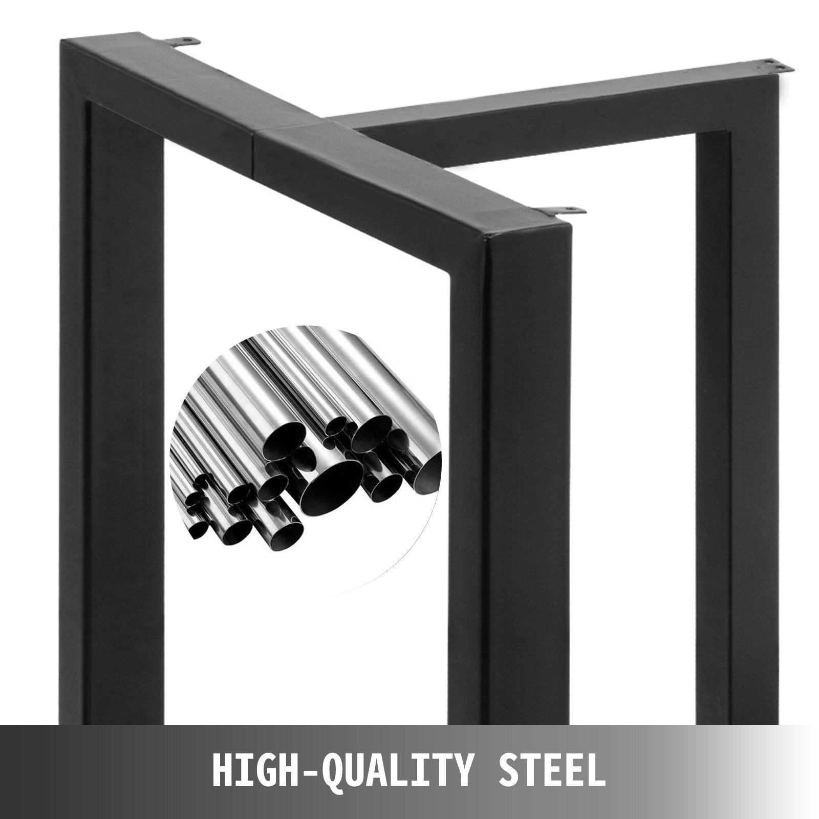 Metal Table Legs Dining Table Legs 28x24" T-shape Desk Legs Set Of 2 Rustic Diy 