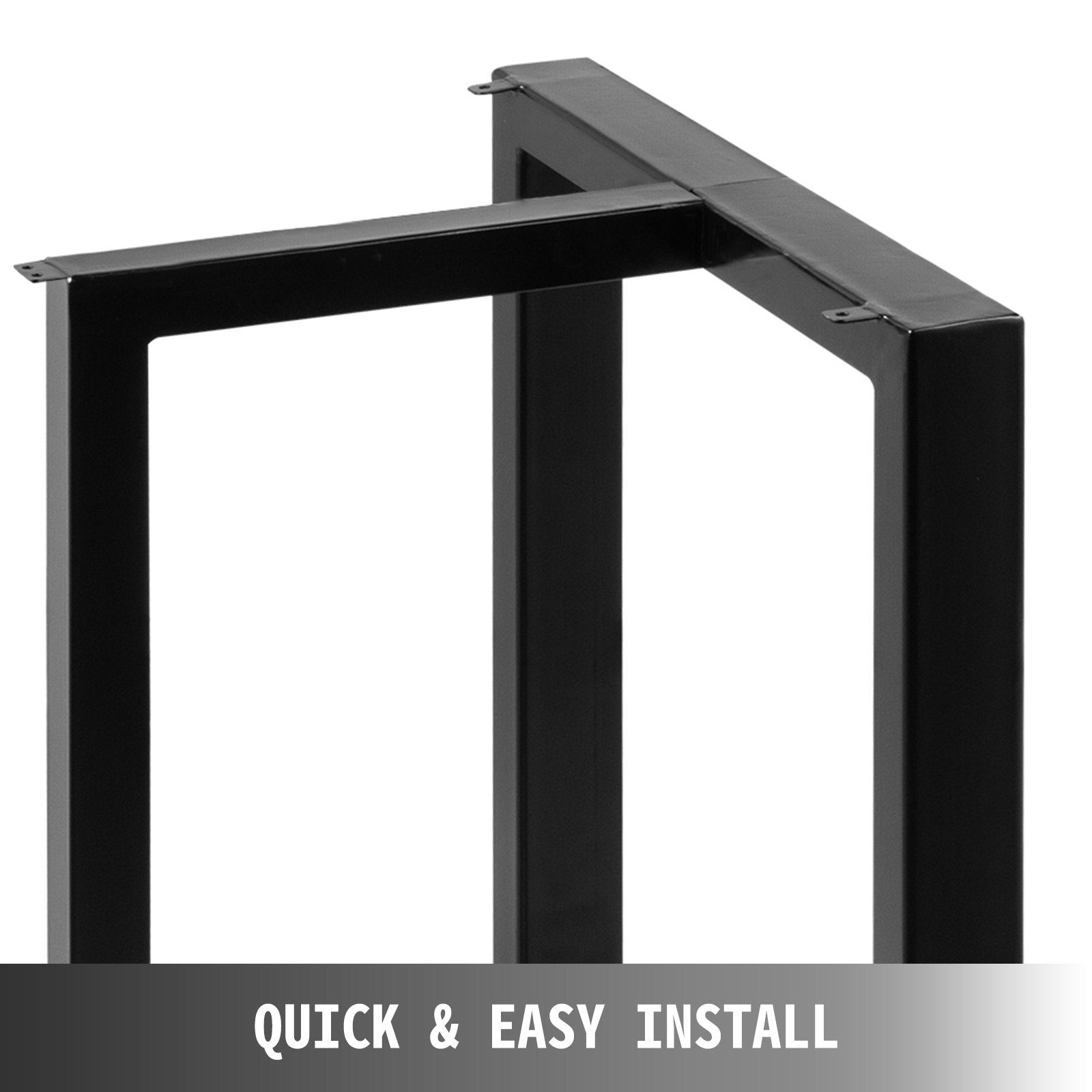 Metal Table Legs Dining Table Legs 28x24" T-shape Desk Legs Set Of 2 Rustic Diy 
