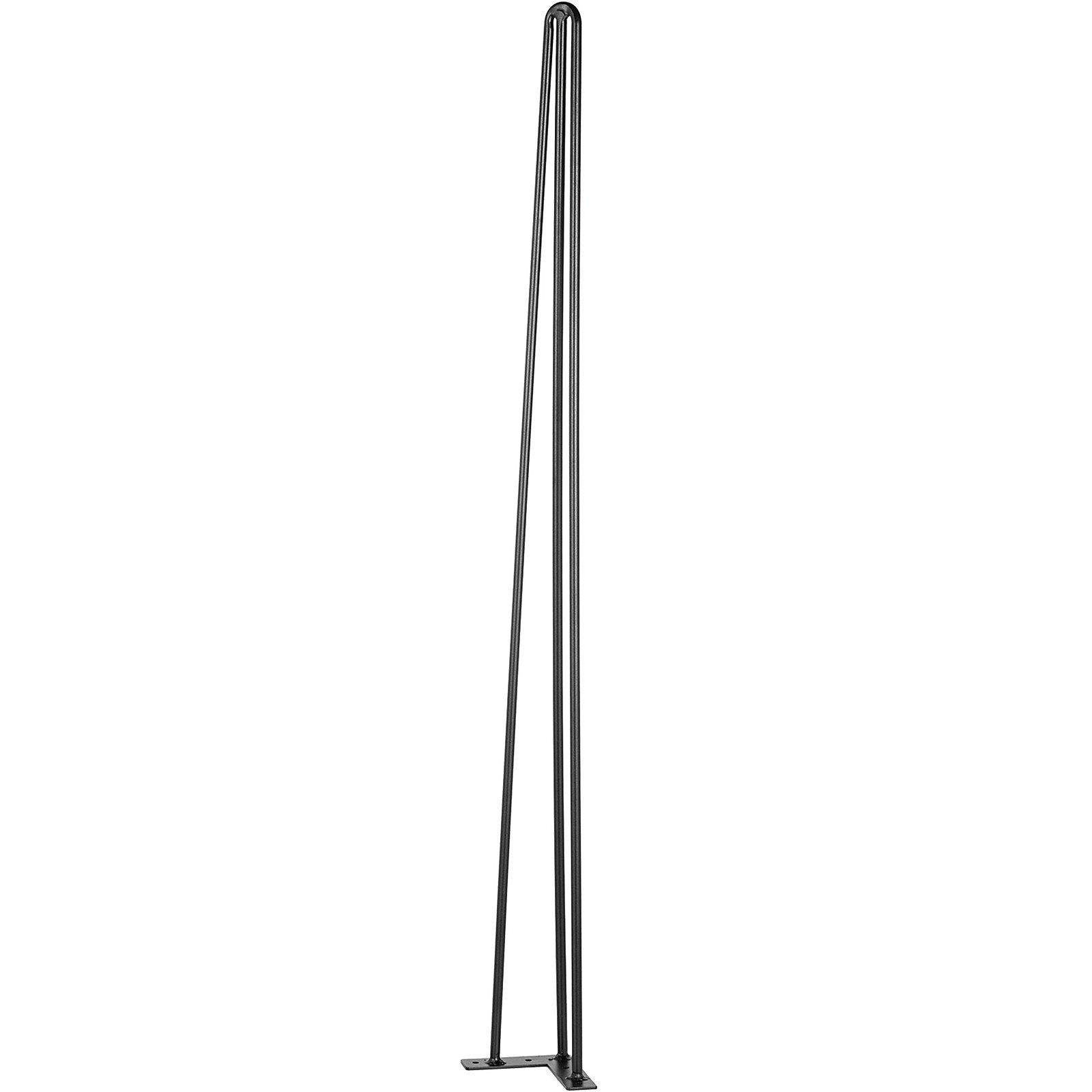 VEVOR Hairpin Table Legs 34 inch, Set of 4 DIY Desk Table Legs 3 Rods Heavy Duty 