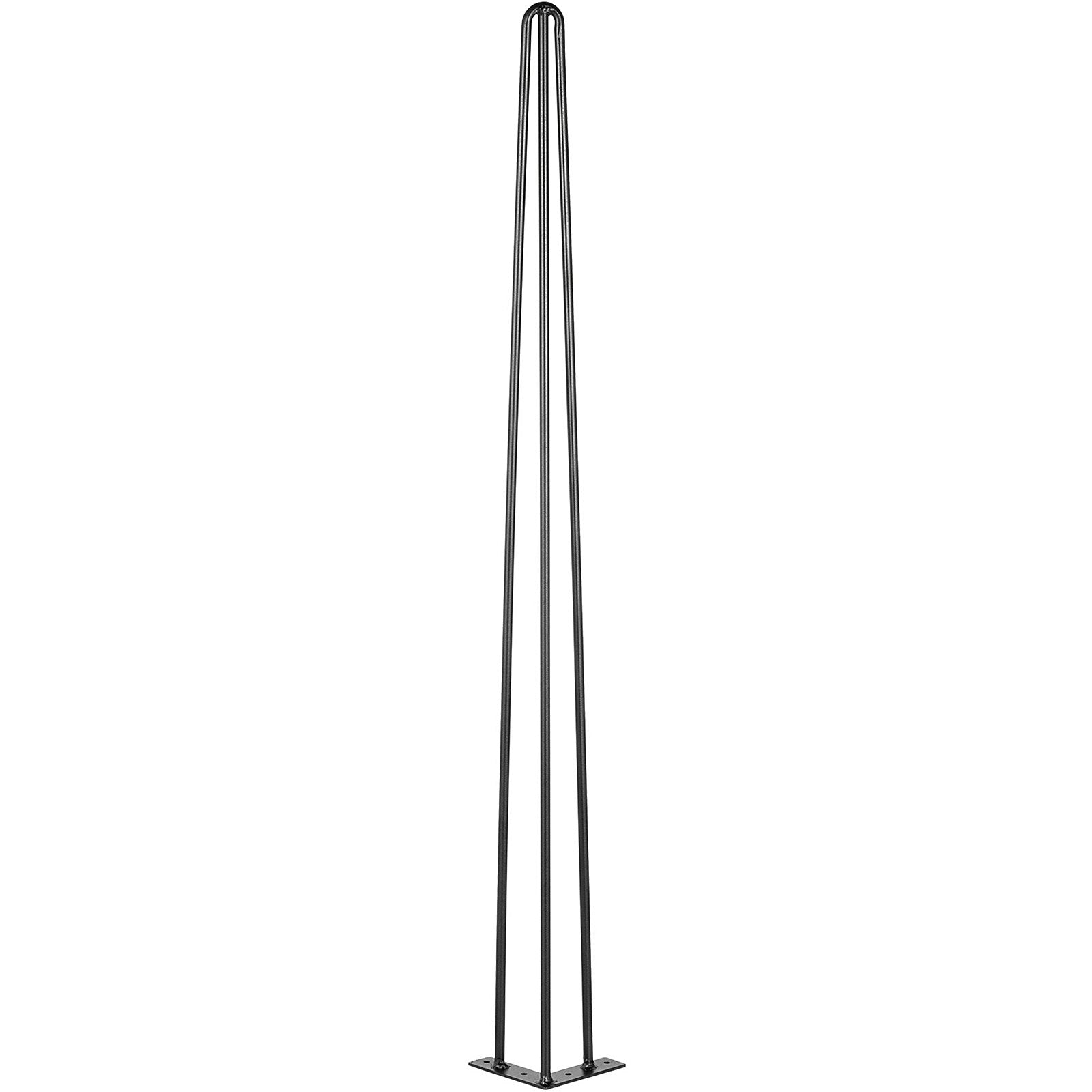 VEVOR Hairpin Table Legs 34 inch, Set of 4 DIY Desk Table Legs 3 Rods Heavy Duty 