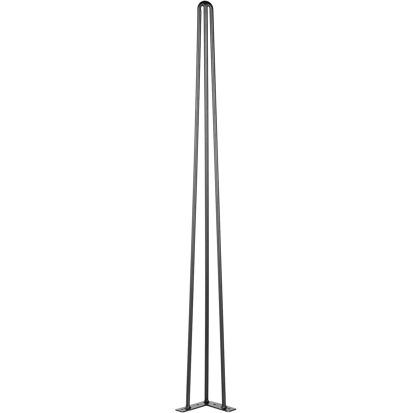 VEVOR Hairpin Table Legs 34 inch, Set of 4 DIY Desk Table Legs 3 Rods Heavy Duty 