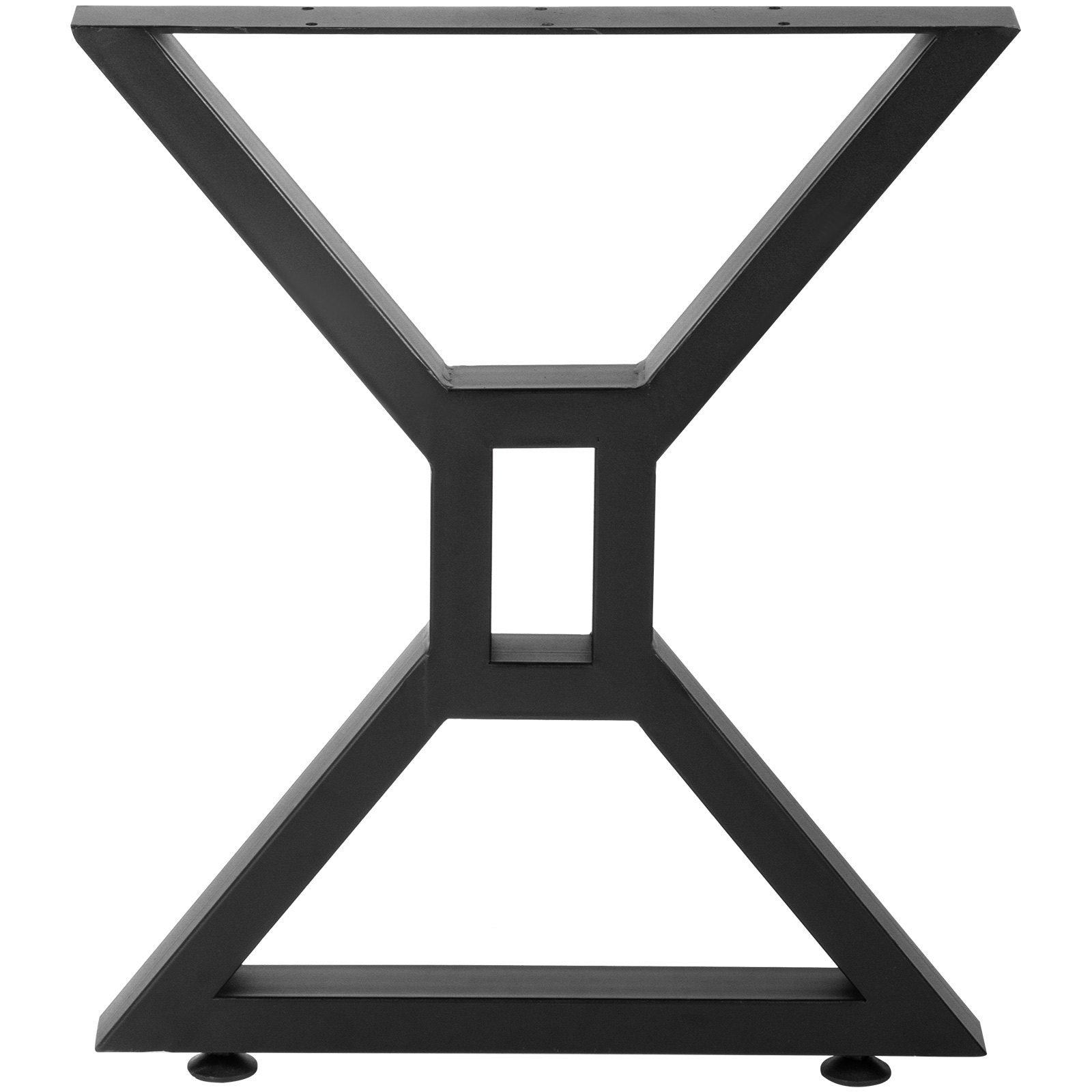 VEVOR Dining Table Legs 28inch Metal Table Legs 2PCs Black Iron for Office Table 