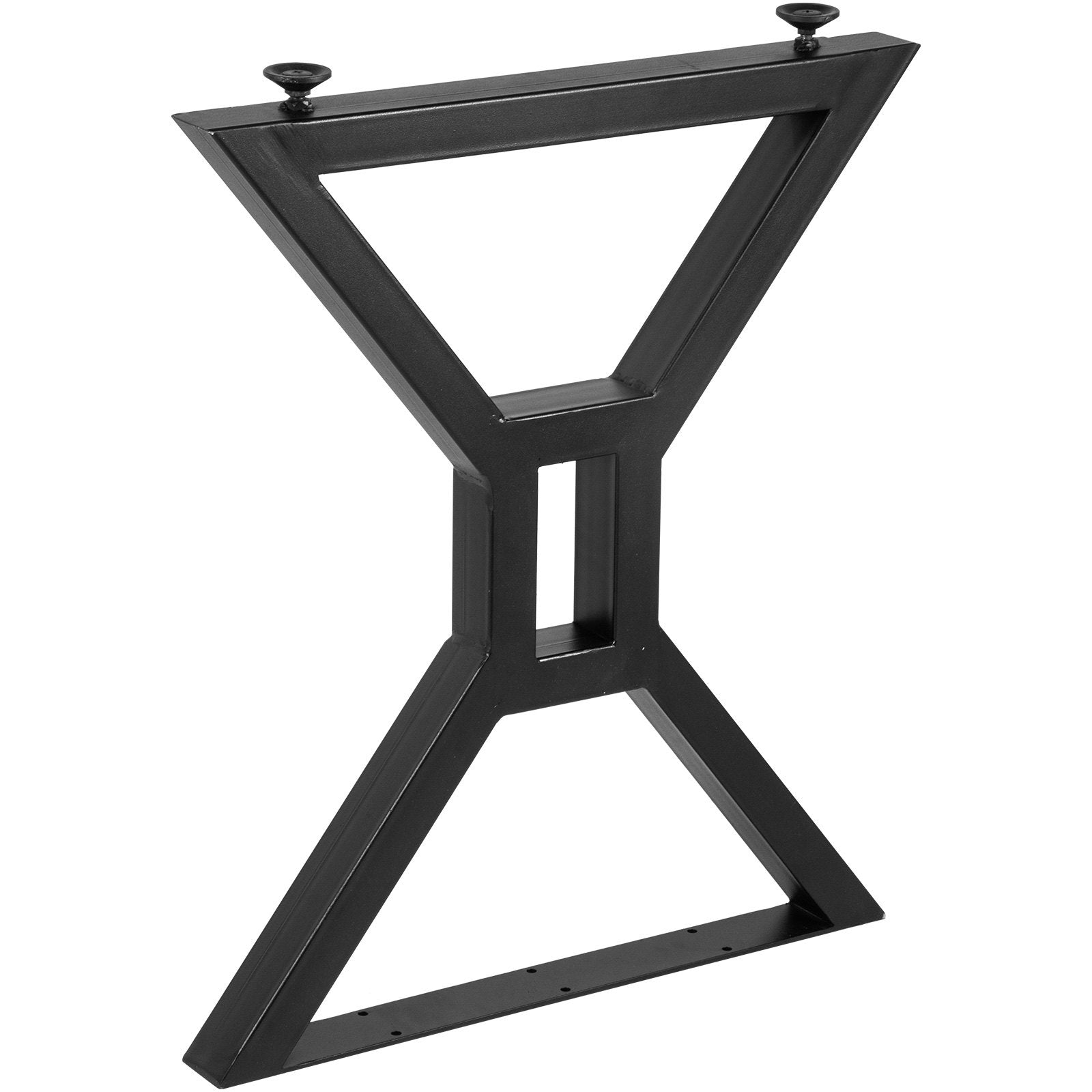 VEVOR Dining Table Legs 28inch Metal Table Legs 2PCs Black Iron for Office Table 