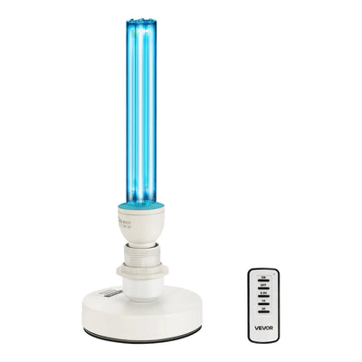 VEVOR UV Light 25W Ultraviolet Lamp with Ozone Purifier UVC Lamp Remote Control