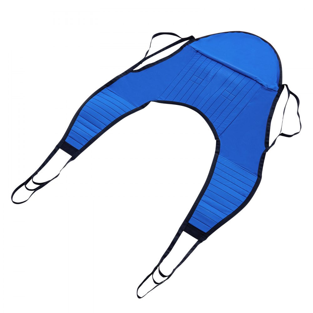 VEVOR Patient Lift Sling with Head Support Large-Size U Shape Divided Leg Sling 
