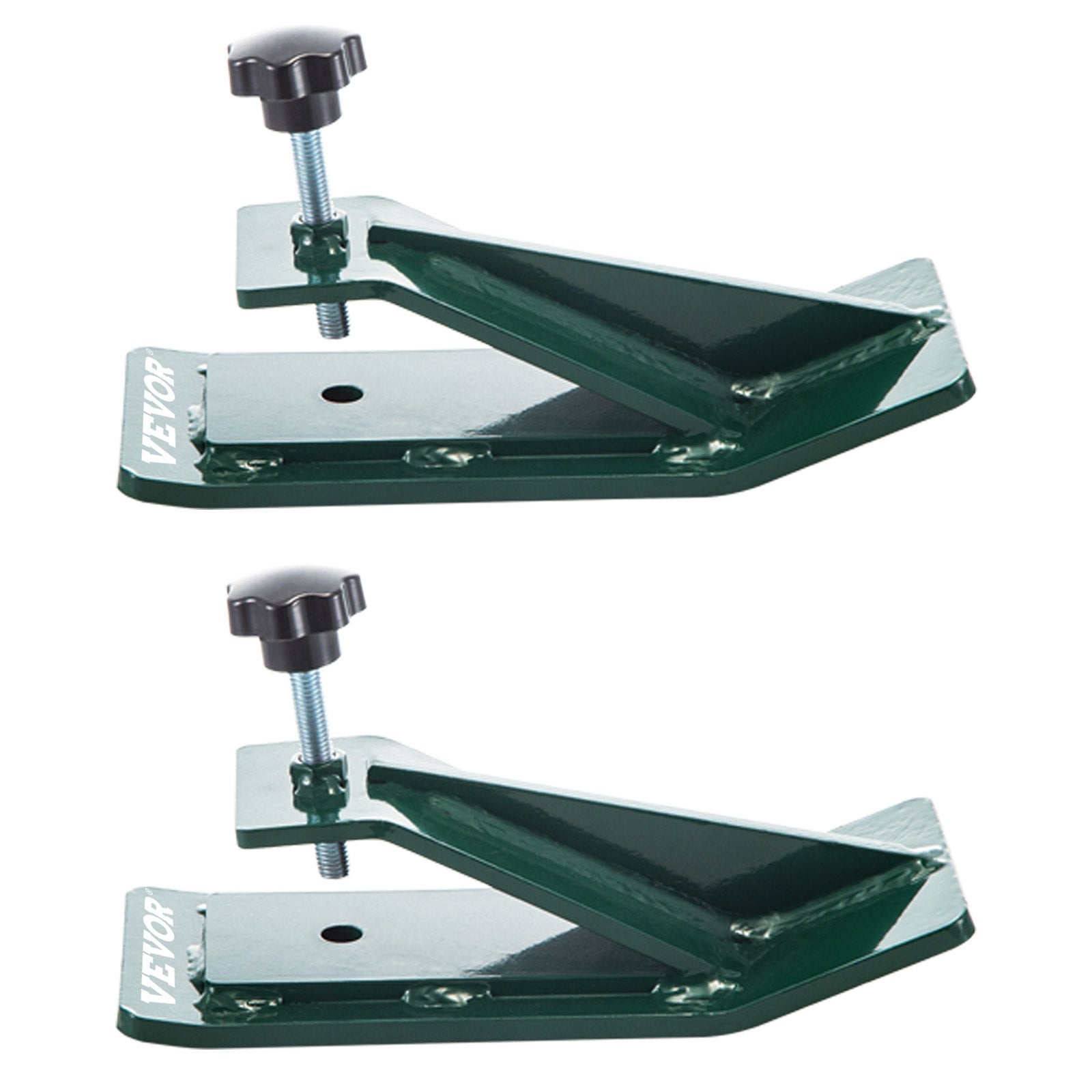VEVOR 2pcs Tractor Bucket Protector Ski Edge Tamer Protector Snow Removal Green 