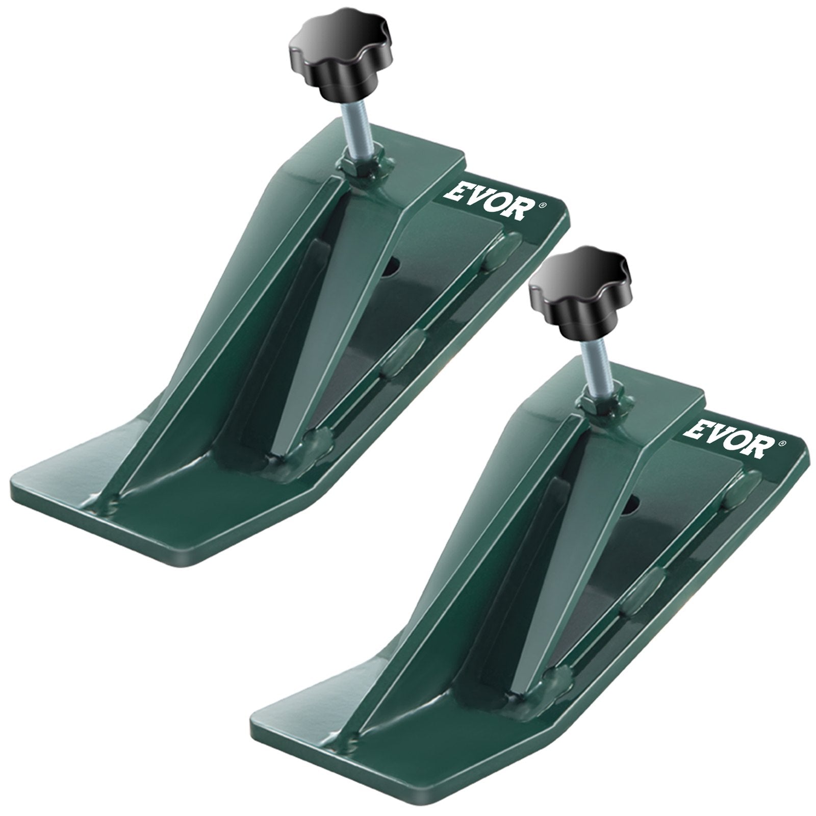 VEVOR 2pcs Tractor Bucket Protector Ski Edge Tamer Protector Snow Removal Green 