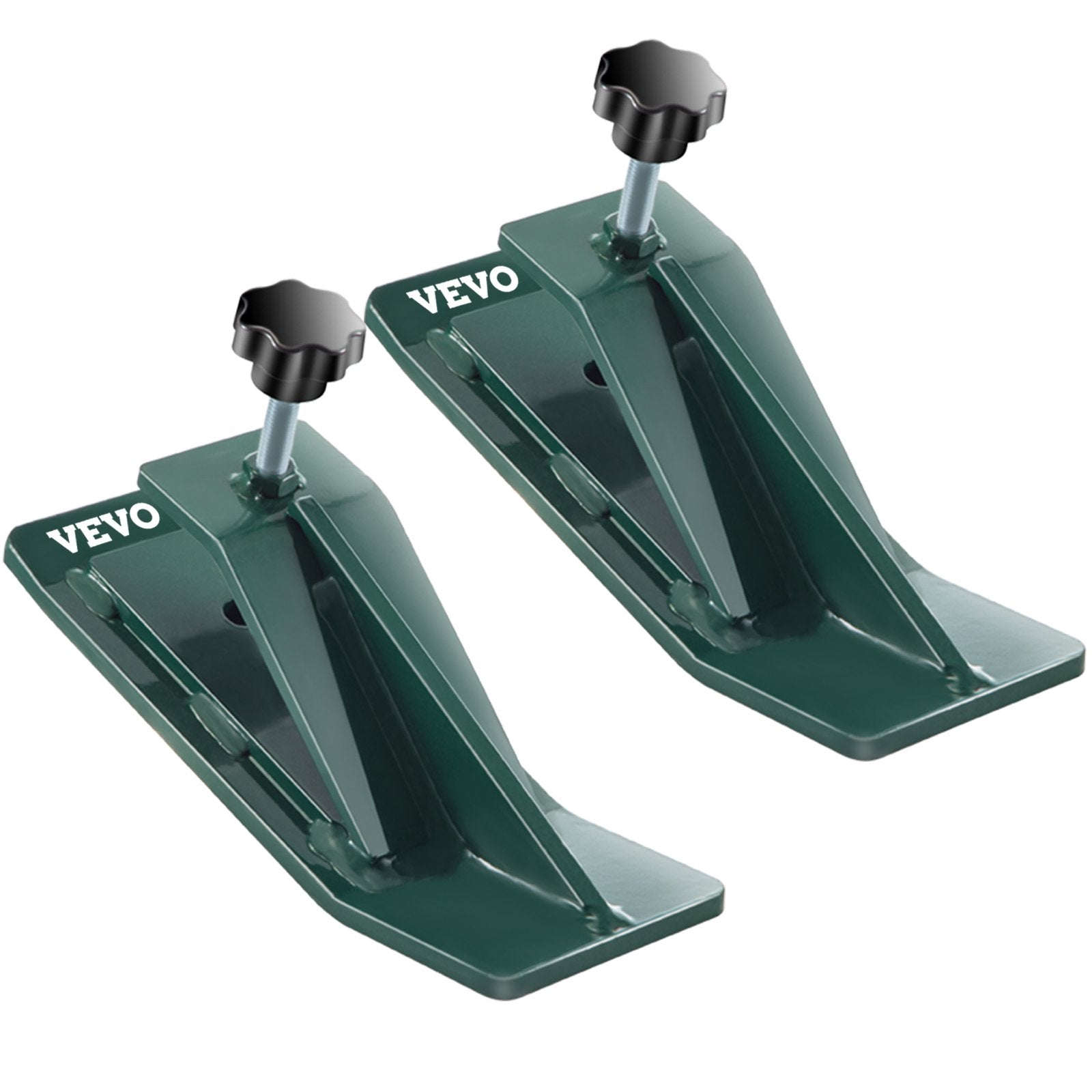 VEVOR 2pcs Tractor Bucket Protector Ski Edge Tamer Protector Snow Removal Green 