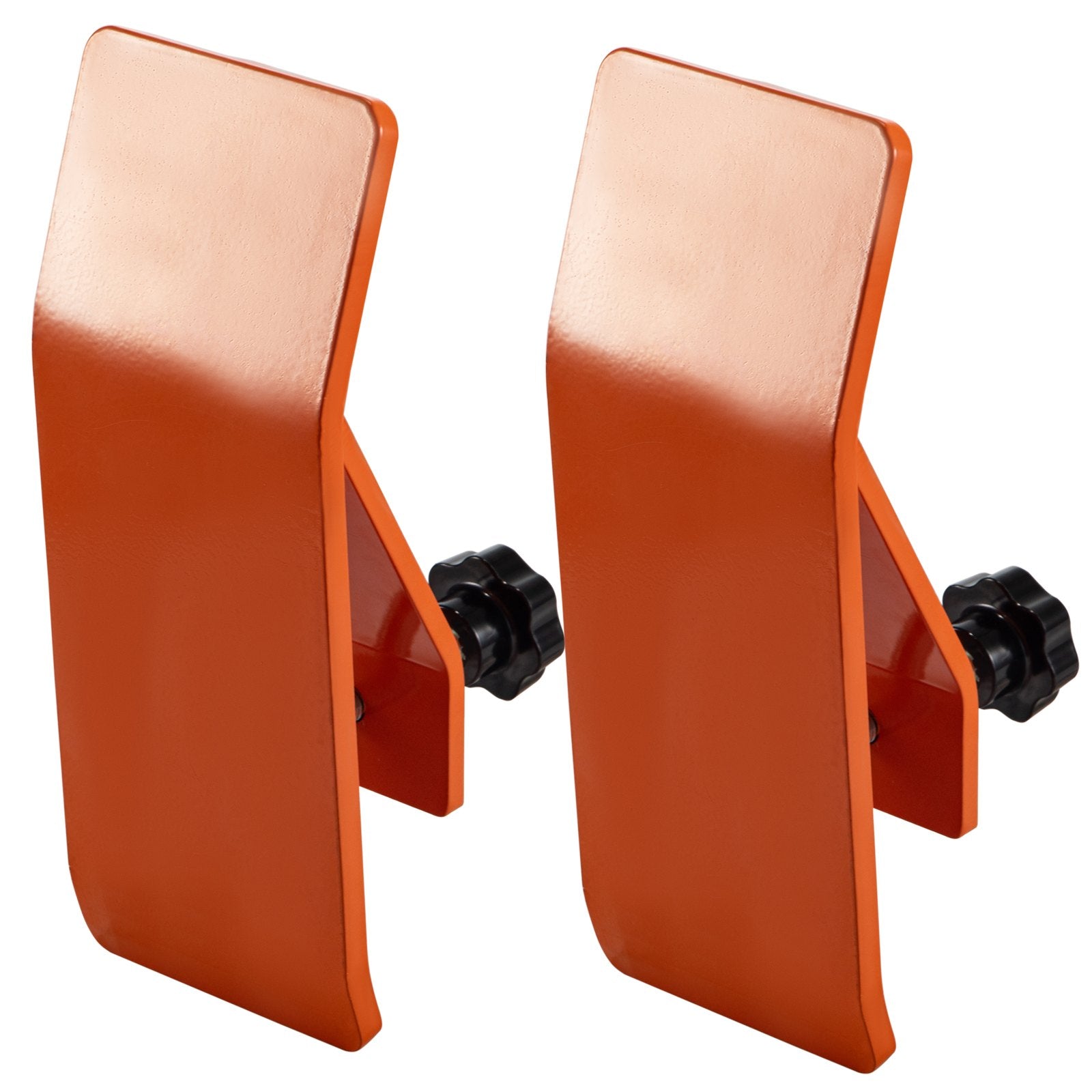 VEVOR 2pcs Tractor Bucket Protector Ski Edge Tamer Protector Snow Removal Orange 
