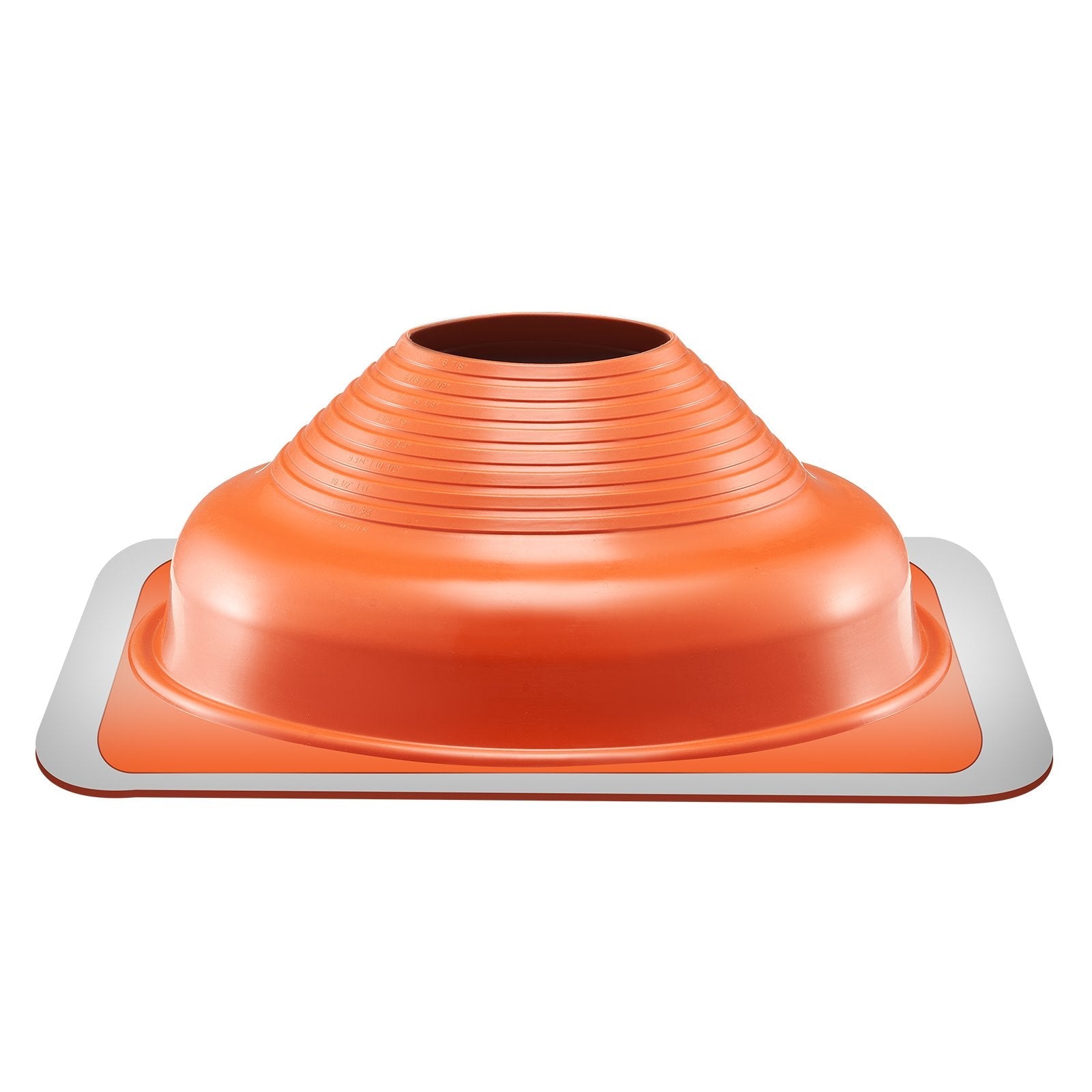 VEVOR 2 Pcs Metal Roof Pipe Flashing Boot Fit 6-1/4" - 11-3/4" Pipe Red Silicone 