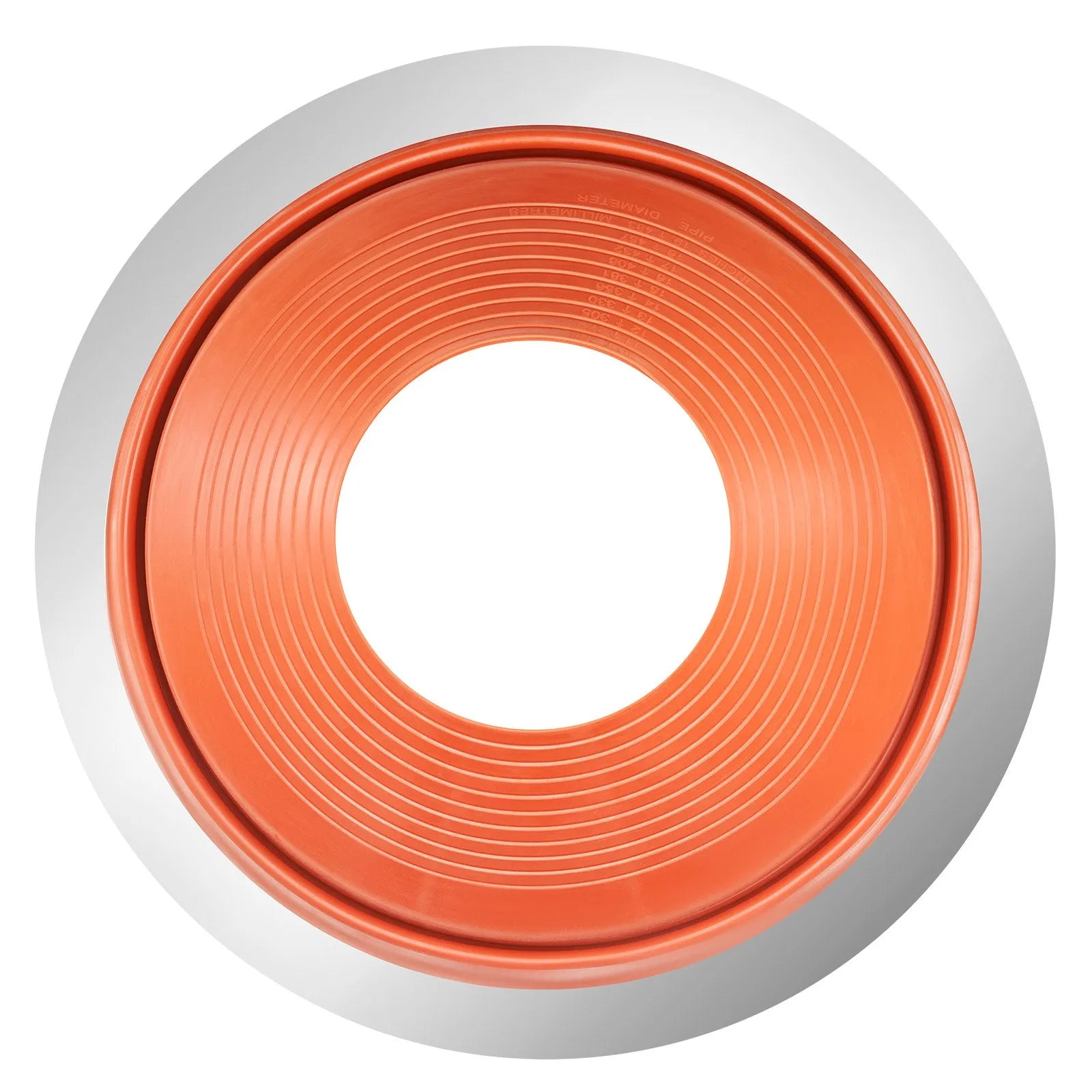 VEVOR Metal Roof Pipe Flashing Boot Fits 10" - 19" Pipe High Temp Red Silicone