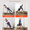 VEVOR Roman Chair Back Extension Hyperextension Bench Multi-Function Adjustable