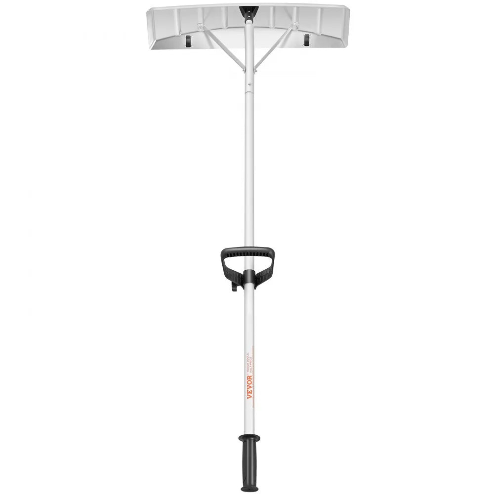 VEVOR Snow Roof Rake, 25" Blade Snow Removal Tool, 21ft Reach Aluminium Roof Shovel, Roll Wheels for Roof Protection, Anti-Slip Handle Grip, Easy to Setup & Use for House Roof, Car Snow, Wet Leaves 