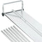30 ft Roof Snow Rake with 19-Inch Blade, Slide Cloth and Rolling Wheels