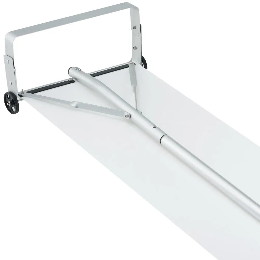 30 ft Roof Snow Rake with 19-Inch Blade, Slide Cloth and Rolling Wheels
