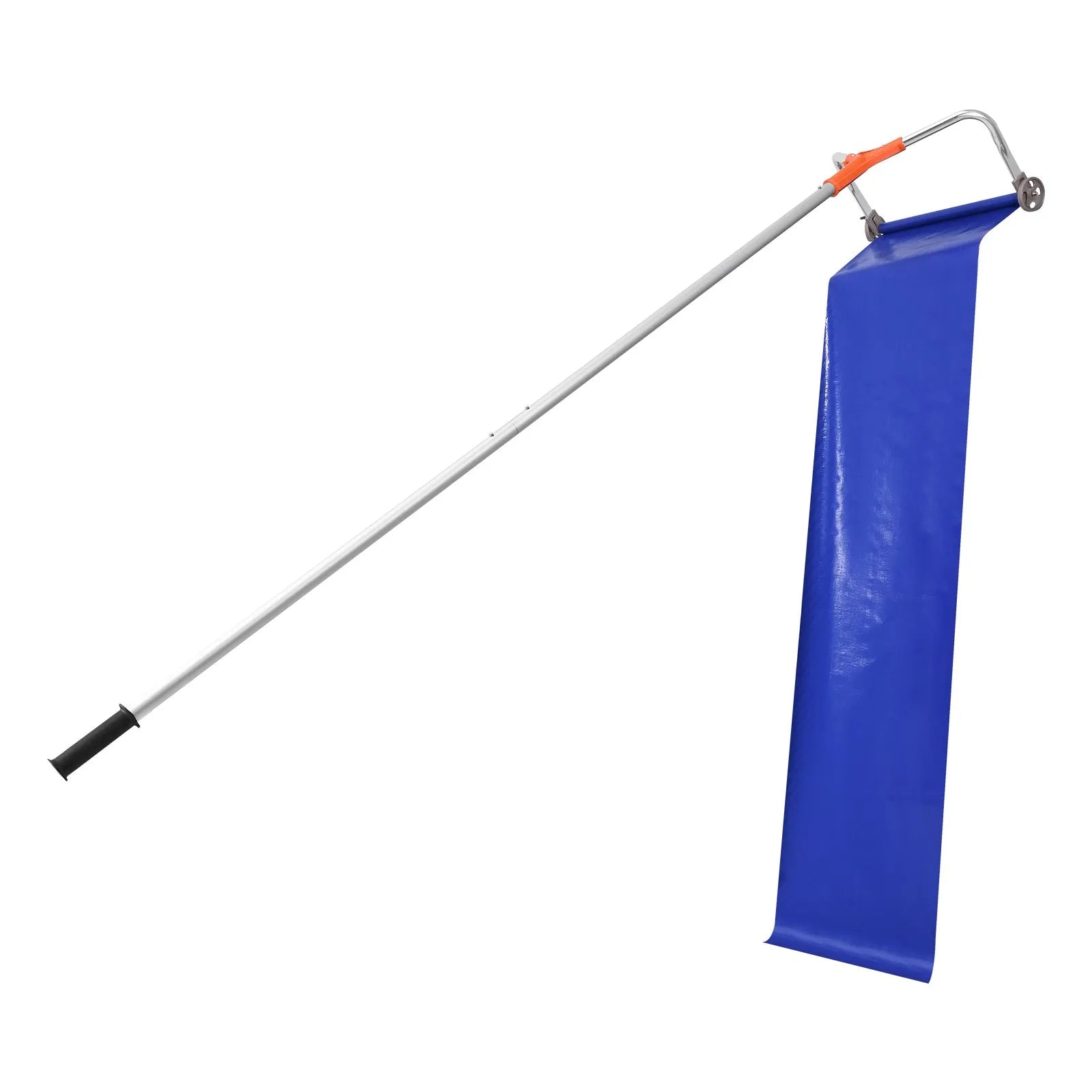 VEVOR Snow Roof Rake, 17 in Aluminum Blade, 4.1-17.2 ft Adjustable Roof Snow Scraper with Wheels & Slide, Lightweight Snows Removal Tool for House Rooftop Leaves Debris Clearing 