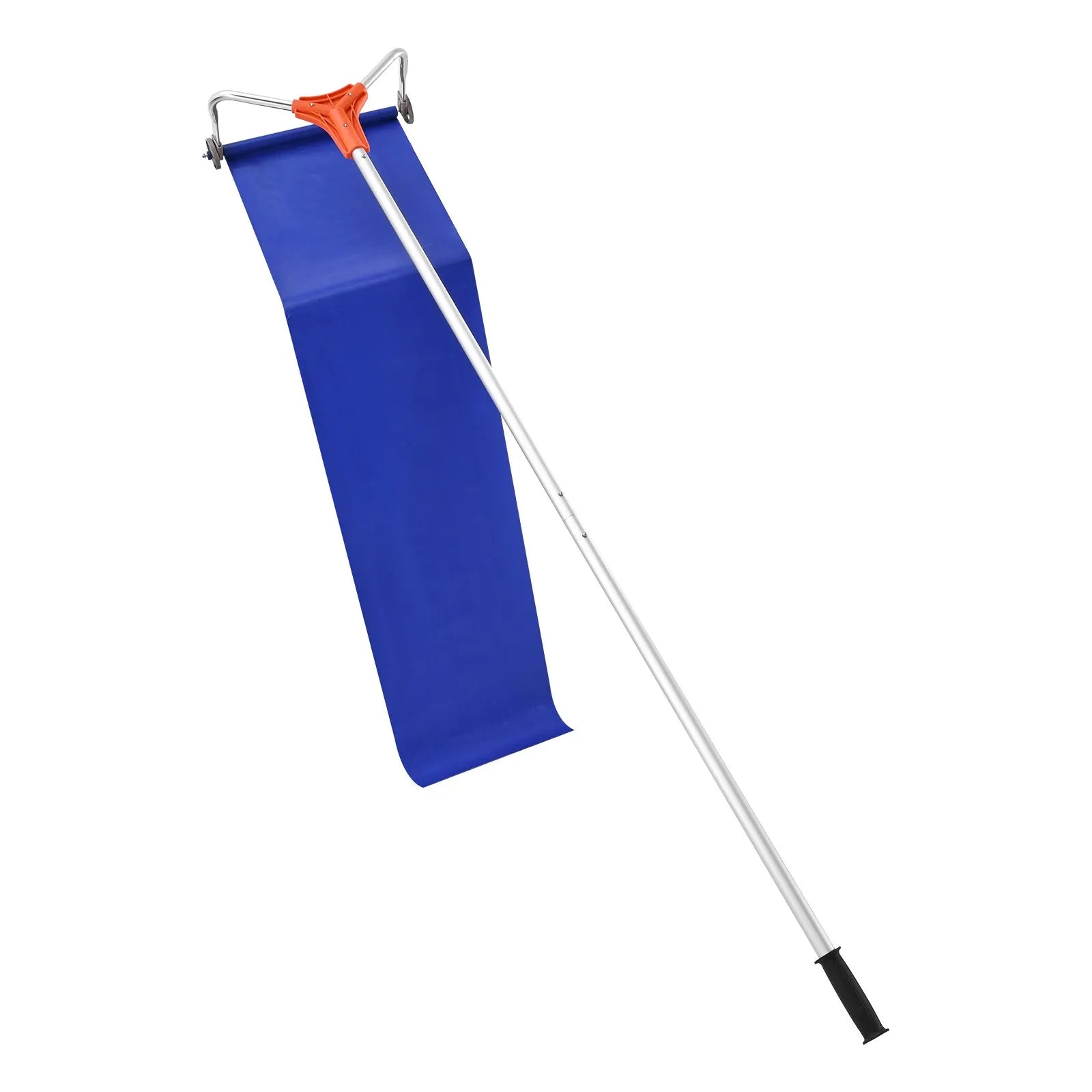 VEVOR Snow Roof Rake, 17 in Aluminum Blade, 4.1-17.2 ft Adjustable Roof Snow Scraper with Wheels & Slide, Lightweight Snows Removal Tool for House Rooftop Leaves Debris Clearing 