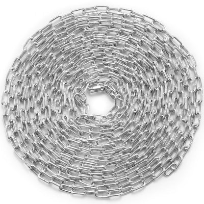VEVOR Zinc Plated Proof Coil Chain Carbon Steel Chain Sling 1/8" x 33' 350 lbs 