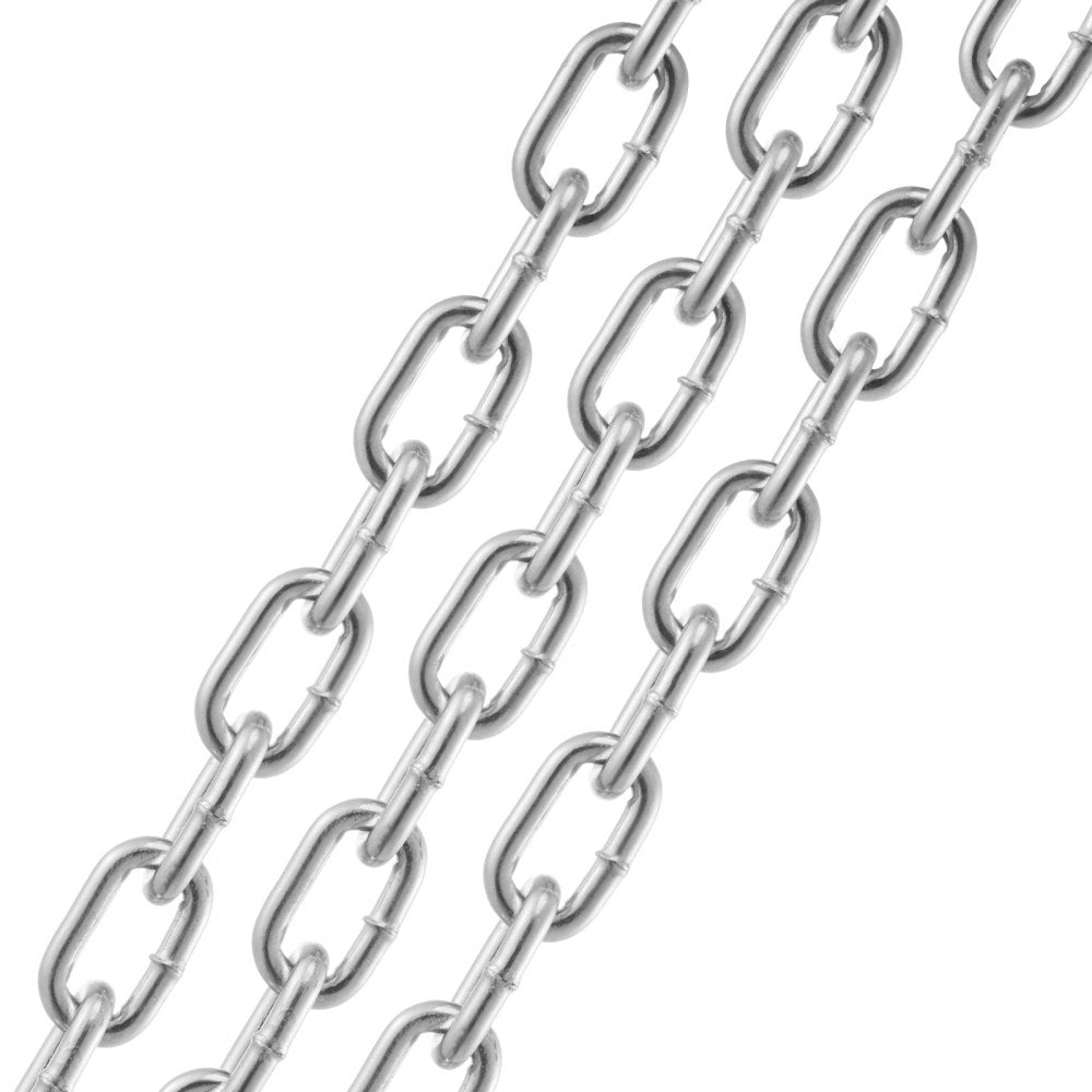VEVOR Zinc Plated Proof Coil Chain Carbon Steel Chain Sling 5/16" x 6' 1980 lbs 
