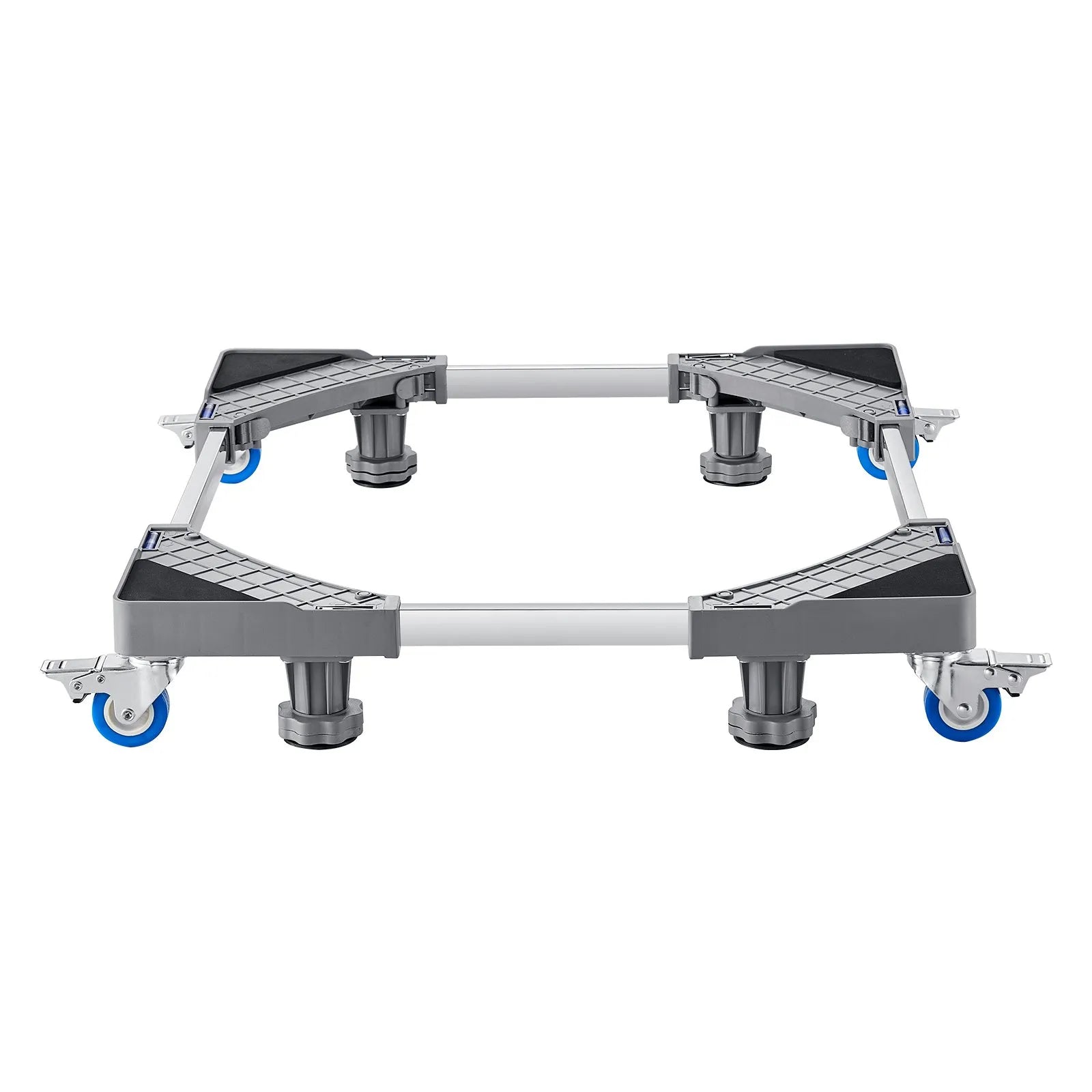 VEVOR Mini Fridge Stand, 400 lbs Load, 4 Strong Feet, 4 Locking Swivel Wheels, Washer and Dryer Pedestal, Multi-Functional Adjustable Base for Washing Machine, and Refrigerator, Universal Mobile Base