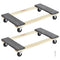 VEVOR Furniture Dolly, 1000 lbs Each Load Capacity, 2 Packs, 18