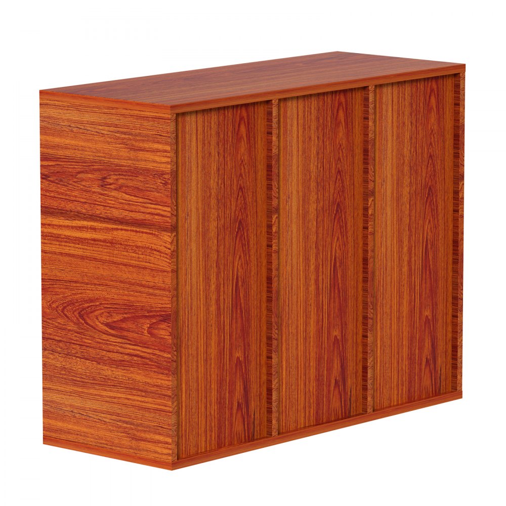 VEVOR Wood Literature Organizer File Sorter Paper Storage Holder 27 Slots Brown 