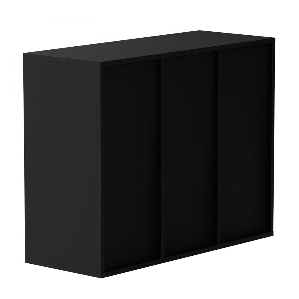 VEVOR Wood Literature Organizer File Sorter Paper Storage Holder 27 Slots Black 
