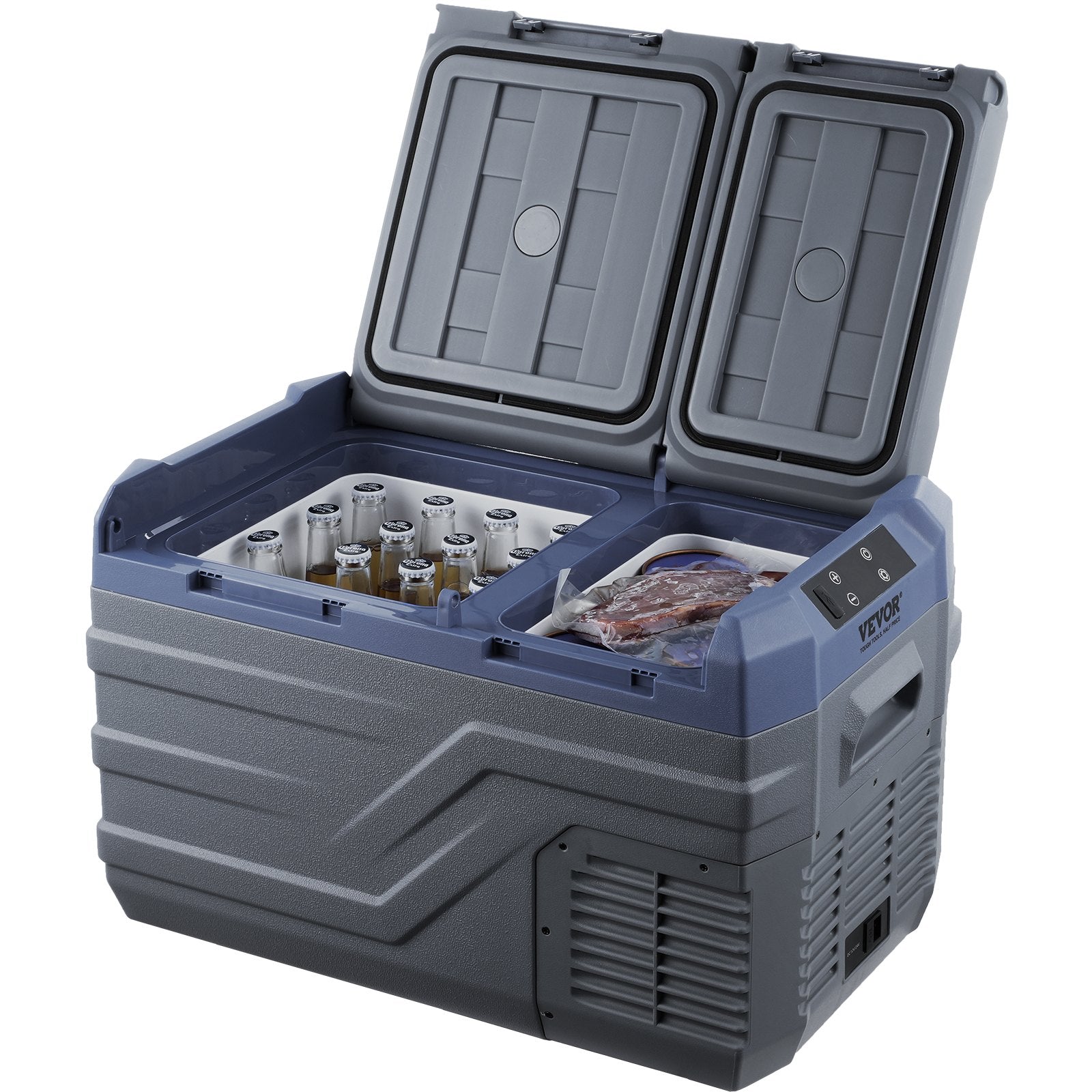 VEVOR Portable Car Refrigerator Freezer Compressor 25 L Dual Zone for Home Car 