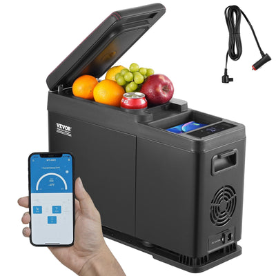 VEVOR Portable Car Refrigerator Freezer Compressor 8 L Single Zone for Car Home 