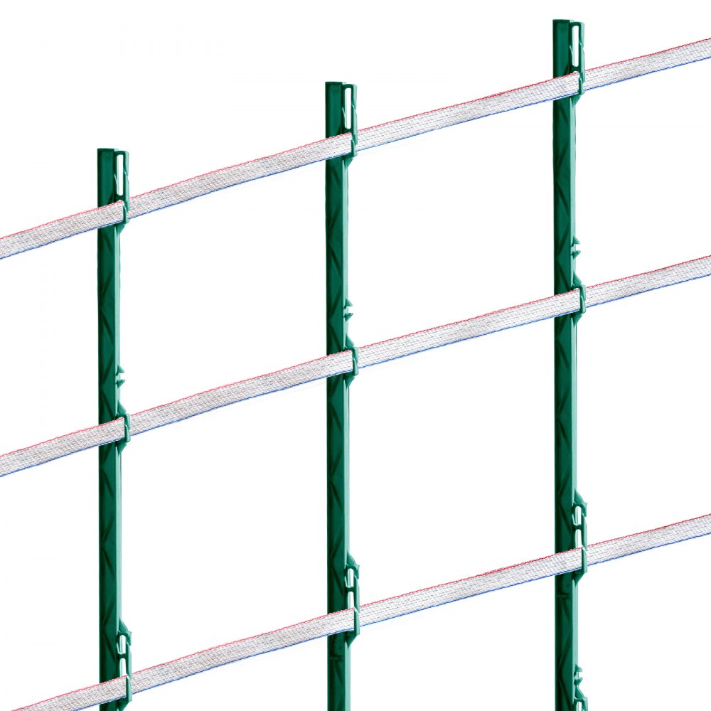 VEVOR 2625Ft 800M Electric Fence Wire Fencing Polywire Horse Cattle Livestock 