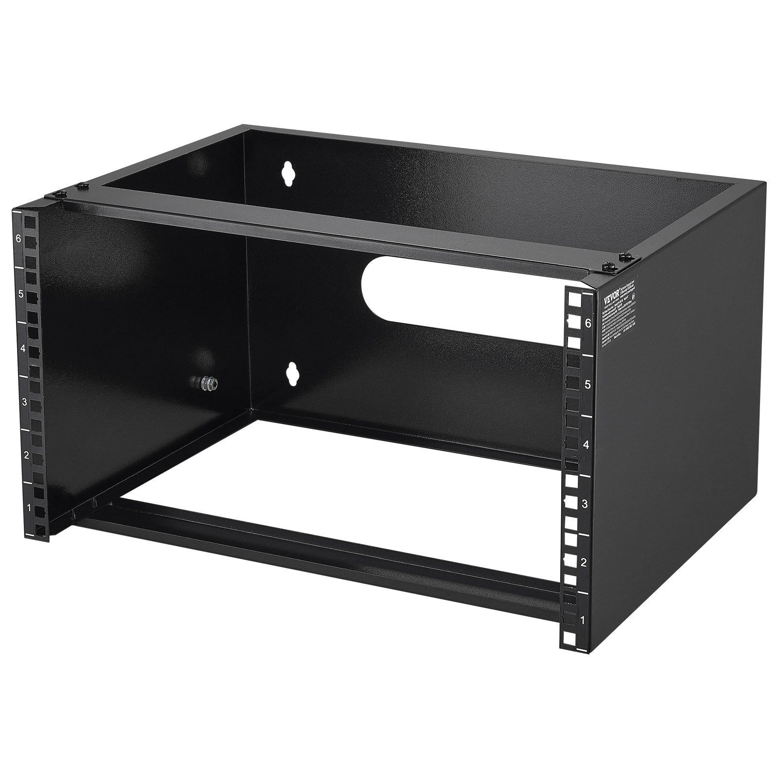 VEVOR 6U Wall Mount Network Rack 14 in/355.6 mm Depth Server Rack 50lbs/22.68kg 