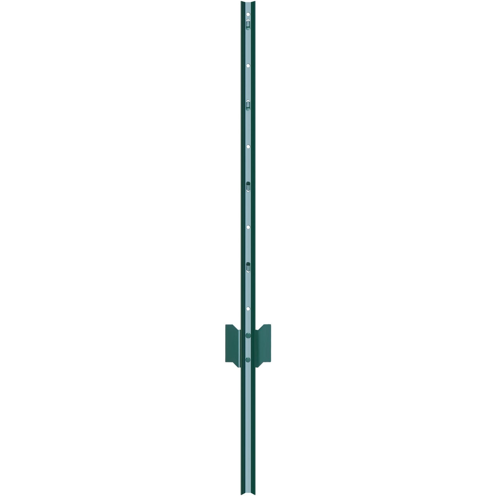 VEVOR 3 Feet Fence Post 10 Pack T-Post Heavy Duty Metal Fence Posts Green 