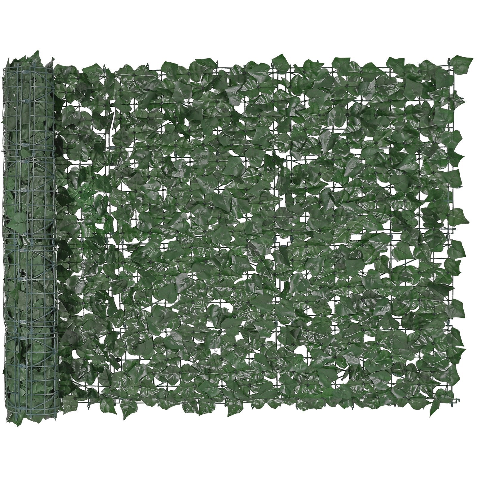 VEVOR Ivy Privacy Fence, 39 x 98 in Artificial Green Wall Screen, Greenery Ivy Fence with Strengthened Joint, Faux Hedges Vine Leaf Decoration for Outdoor Garden, Yard, Balcony, Patio Decor 