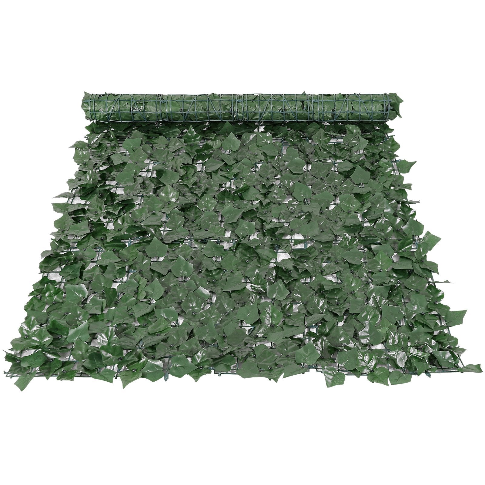 VEVOR Ivy Privacy Fence, 39 x 98 in Artificial Green Wall Screen, Greenery Ivy Fence with Strengthened Joint, Faux Hedges Vine Leaf Decoration for Outdoor Garden, Yard, Balcony, Patio Decor 